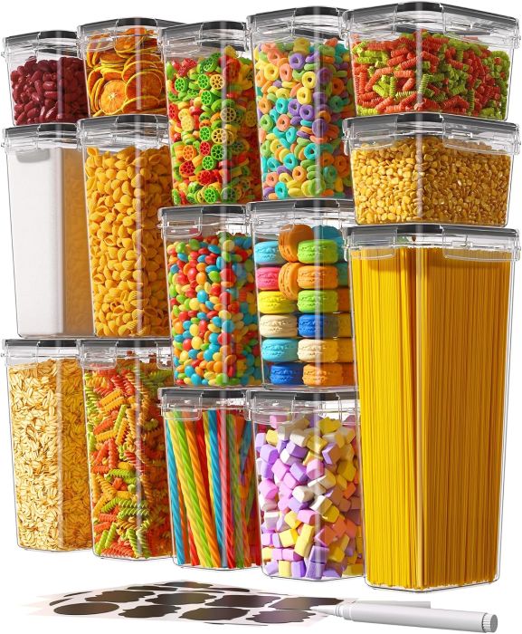 KEMETHY 15-Piece Container Set