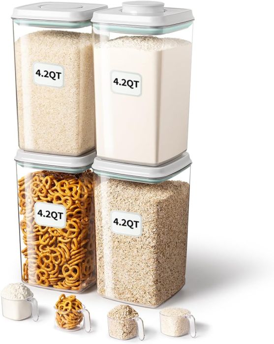 Ankou 4-Pack Pop Lid Containers